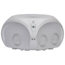 Hensel WP0404G Kabelabzweigkasten 1,5-4 qmm, 3phasig, 6 qmm 1phasig, 5polig, grau