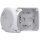 Hensel WP0404G Kabelabzweigkasten 1,5-4 qmm, 3phasig, 6 qmm 1phasig, 5polig, grau