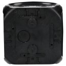 Hensel WP0604B Kabelabzweigkasten 1,5-4 qmm, 3phasig, 6 qmm 1phasig, 5polig, schwarz