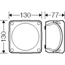 Hensel WP0604G Kabelabzweigkasten 1,5-4 qmm, 3phasig, 6 qmm 1phasig, 5polig, grau