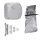 Hensel WP0604G Kabelabzweigkasten 1,5-4 qmm, 3phasig, 6 qmm 1phasig, 5polig, grau