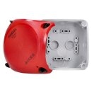Hensel DK0400R Kabelabzweigkasten bis 4 qmm ohne Klemme, mit rotem Deckel