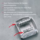 Hensel DK1010G Kabelabzweigkasten 2,5-10 qmm 3phasig, 16 qmm 1phasig, 5 polig Klemme