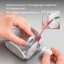 Hensel DK1610G Kabelabzweigkasten 2,5-10 qmm 3phasig, 16 qmm 1phasig, 5 polig Klemme