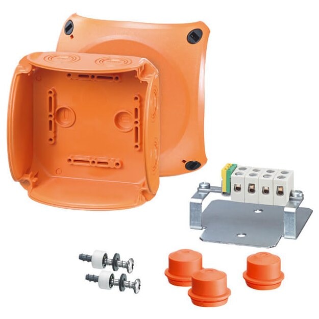 Hensel FK0604 Kabelabzweigkasten mit Funktionserhalt, 1,5-6 qmm, 5polig, Thermoplast