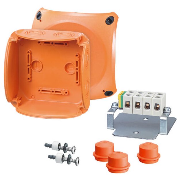 Hensel FK0606 Kabelabzweigkasten mit Funktionserhalt, 1,5-6 qmm, 5polig, Thermoplast