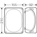 Hensel FK1616 Kabelabzweigkasten mit Funktionserhalt,...
