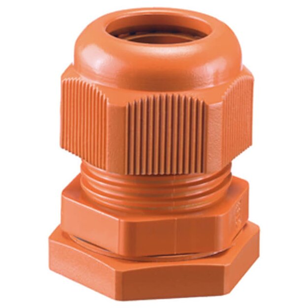 Hensel AKMF40 Anbau-Kabelstutzen, IP 66, M 40, orange Glühdrahtprüfung IEC 60695-2: 960 °C