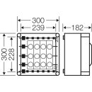 Hensel Mi3222 Mi-Sicherungsgehäuse, 4x3x25A, DII,...