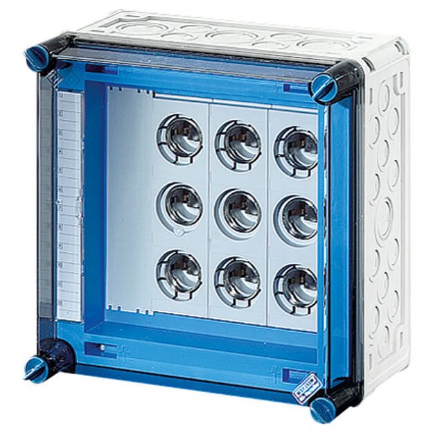 Hensel Mi3264 Mi-Sicherungsgehäuse, 3x3x63A, DIII, E33 auf Sammelschiene 400 A, 5polig