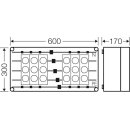 Hensel Mi3465 Mi-Sicherungsgehäuse, 6x3x63A, DIII,...