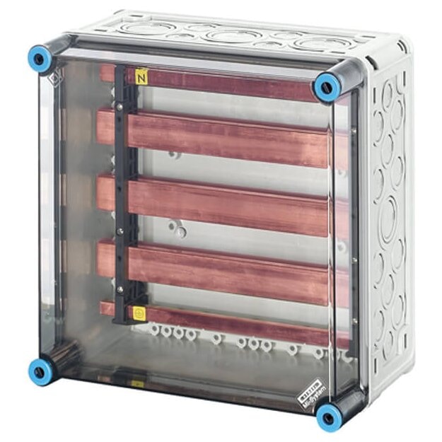 Hensel Mi6256 Mi-Sammelschienengehäuse 300x300mm, Sammelschienen 630 A, 5polig