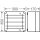 Hensel Mi6256 Mi-Sammelschienengehäuse 300x300mm, Sammelschienen 630 A, 5polig