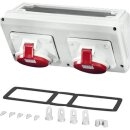 Hensel MiCB13 Mi Connection Box, 2x CEE 32A, 5p., 400V, 6h
