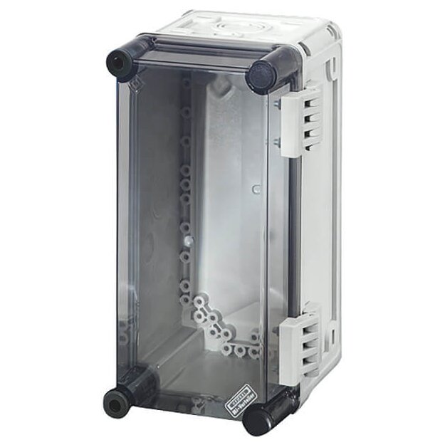 Hensel Mi9100 Mi-Einzelleergehäuse, Einbaumaße 275x125x146mm, transparenter Deckel