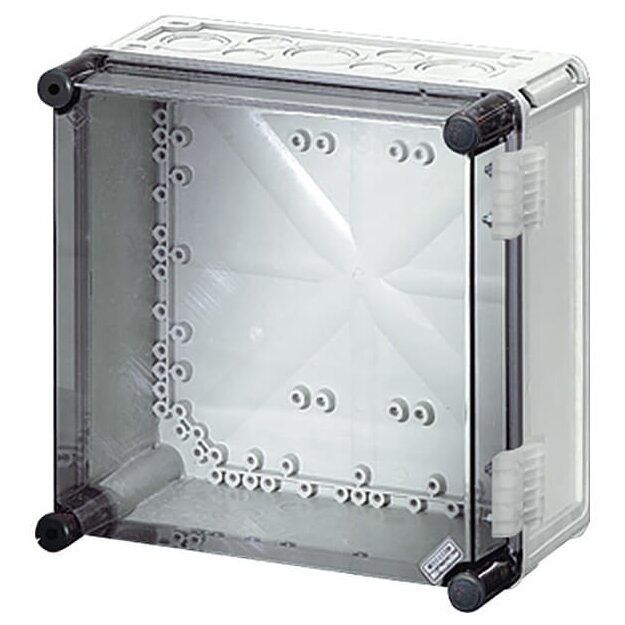 Hensel Mi9200 Mi-Einzelleergehäuse, Einbaumaße 275x275x146mm, transparenter Deckel