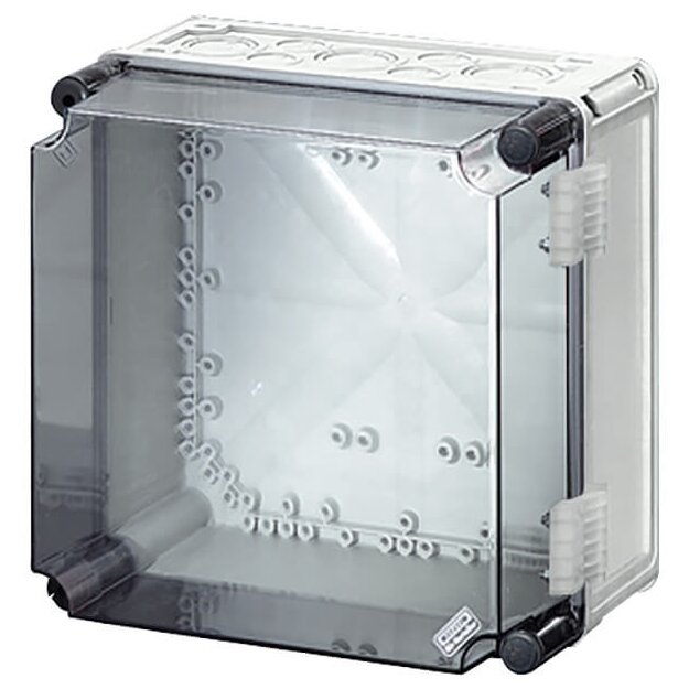 Hensel Mi9210 Mi-Einzelleergehäuse, Einbaumaße 275x275x191mm, transparenter Deckel