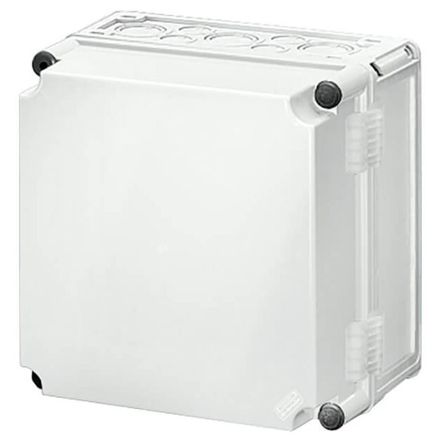 Hensel Mi9211 Mi-Einzelleergehäuse, Einbaumaße 275x275x191mm, nicht durchsichtiger Deckel