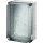 Hensel Mi9310 Mi-Einzelleergehäuse, Einbaumaße 275x425x191mm, transparenter Deckel