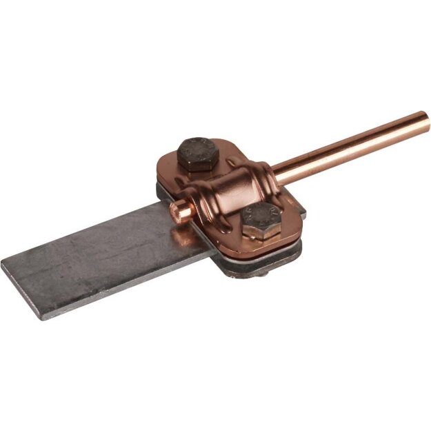 Dehn 460557 Zweimetall UNI-Trennklemme Cu-St/tZn f. Rd 8-10mm Fl 30mm
