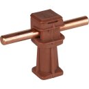 Dehn 204027 Leitungshalter DEHNsnap Kunststoff braun H...