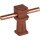 Dehn 204027 Leitungshalter DEHNsnap Kunststoff braun H 36mm für Rd 8mm mit Gewinde M6 LH DS 8 H36 IGM6 BR
