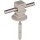Dehn 204120 Leitungshalter DEHNsnap H 16mm grau für Rd 8mm mit Holzschraube und Dübel 8mm LH DS 8 H16 HS5X50 KD8 GR