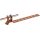 Dehn 206207 Dachleitungshalter UNIgrip Cu H 20mm Rd 8mm mit geprägter Strebe L 205mm DLH UG 8 H20 L205 CU