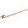 Dehn 206227 Dachleitungshalter UNIgrip Cu H 20mm Rd 8mm mit geprägter Strebe L 475mm DLH UG 8 H20 L475 CU