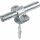 Dehn 275260 Stangenhalter m. Abdeckscheibe f. Rd 16mm St-ZG m. Befest.-Mat.
