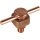 Dehn 300017 KS-Verbinder M12 Cu-RG für Rd 8-12,5mm einteilig KSV 8.12.5 CU