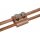 Dehn 306101 Parallelverbinder Cu für unterschiedliche Durchmesser Rd 5-16mm / 16-150mm² PV 5.16 SKM10X50 CU