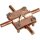 Dehn 314307 Kreuzstück Cu für Rd 8-10/8-10mm Rd 8-10/Fl 30mm Fl 30/30mm oder Zwischenplatte KS 8.10 8.10 FL30 OV CU
