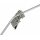 Dehn 338001 Dachrinnenklemme Al für Wulst 13-25mm mit Zweischrauben-Überleger für Rd 7-10mm DRK ZS 7.10 W13.25 AL