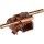 Dehn 339057 Dachrinnenklemme Cu für Wulst 16-22mm mit Doppelüberleger für Rd 8-10mm DRK DUL 8.10 W16.22 CU