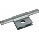 Dehn 345010 Klemmschuh St/tZn mit Bohrung D 11mm für...