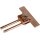 Dehn 365017 Falzklemme Cu Klemmbereich 0,7-8mm mit Doppelüberleger für Rd 8-10mm FK DUL 8.10 KBF0.7 8 CU