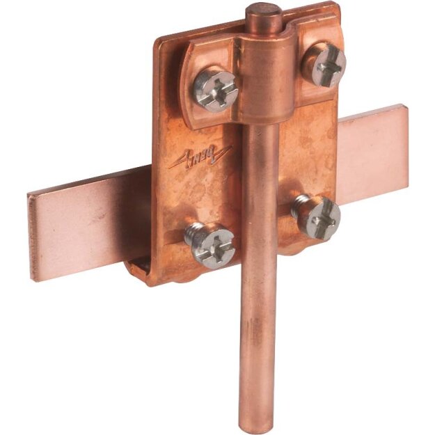 Dehn 365047 Falzklemme Cu Klemmbereich 0,7-10mm mit Überleger für Rd 7-10mm FK ZS 7.10 KBF0.7 10 CU