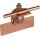 Dehn 365057 Falzklemme Cu Klemmbereich 0,7-8mm gewinkelt mit Klemmbock für Rd 6-10mm FK KB 6.10 KBF0.7 8 W CU