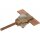 Dehn 371007 Anschlussklemme RG Klemmbereich Fl 0,4-12mm für Rd 7-10mm AK 7.10 FRM10X45 KBF0.4 12 RG