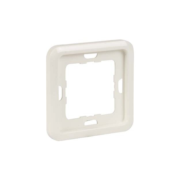 Dehn 924336 Abdeckrahmen 1-fach für NSM-Protector DELTA profil titanweiß AR1 TW