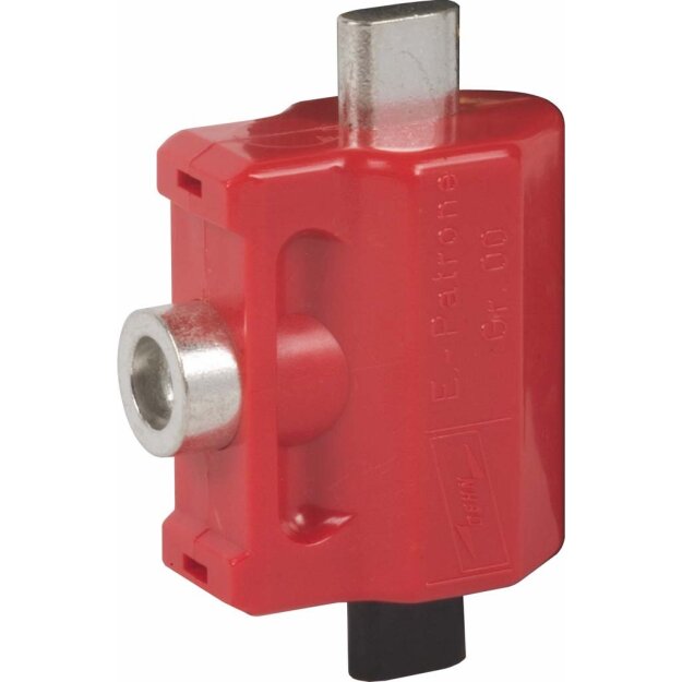 Dehn 745302 Erdungspatrone NH Größe 00 teilisoliert mit Anschlussgewinde M10 EP NH00 TI M10