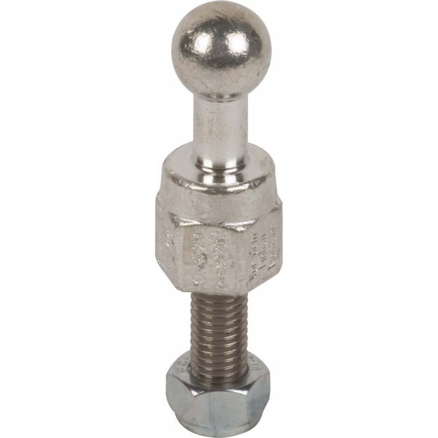 Dehn 755645 Kugelfestpunkt D 25mm gerade mit Gewindebolzen und Mutter M16x45mm KFP 25 M16 45 SSM