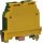 Dehn 910099 Schutzleiterklemme 16/25mm² grün/gelb mit Sockel für Hutschienen 35mm SLK 16
