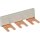 Dehn 900615 Kammschiene / Modularverdrahtungssystem einphasig 3-polig Kupfer 16mm² MVS 1 3
