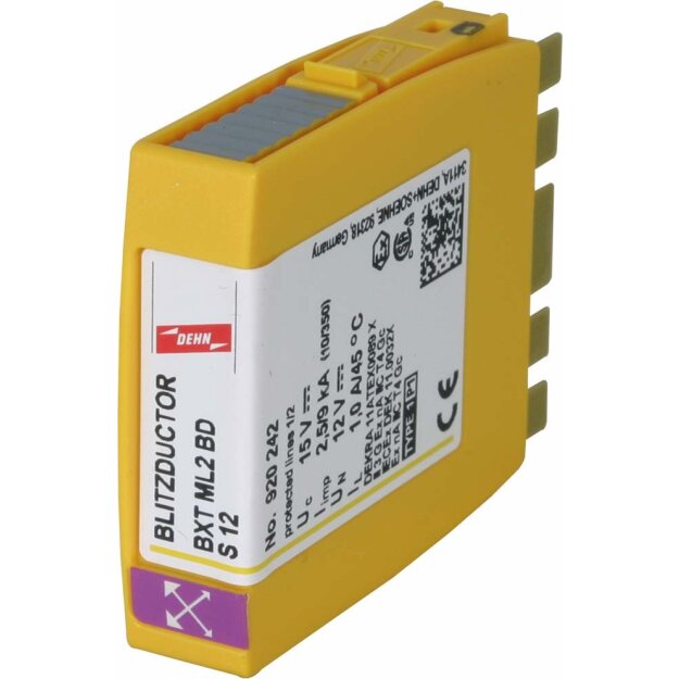 Dehn 920242 Kombiableiter-Modul für 1 Doppelader BLITZDUCTOR XT mit LifeCheck BXT ML2 BD S 12
