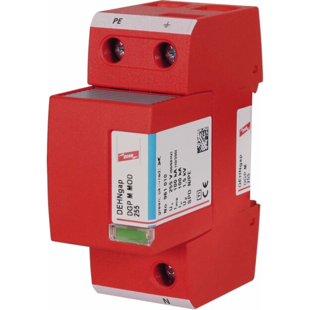 Dehn 961101 N-PE-Blitzstromableiter DEHNgap M zum Einsatz in TT-Systemen DGP M 255