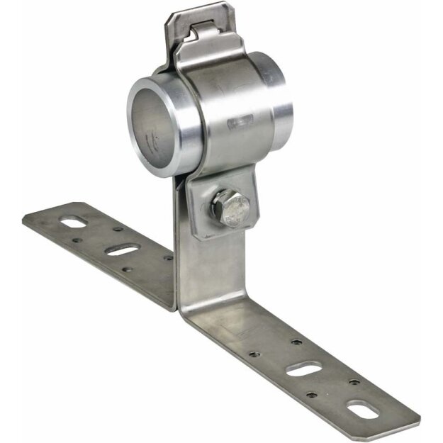 Dehn 105340 Wandbefestigung NIRO mit Überleger für Rohre D 50mm für DEHNiso-Combi WB D50 WA V2A