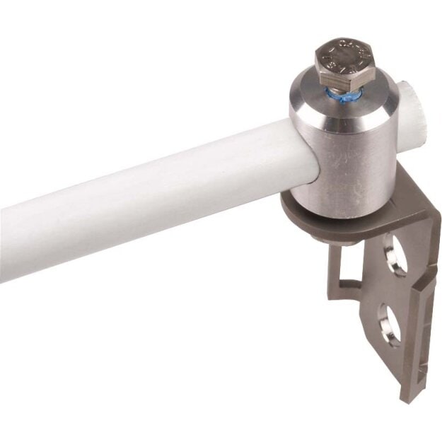 Dehn 106321 Bügel für Spannbänder B 30mm NIRO mit Befestigungsbolzen Al D 16mm für DEHNiso BB SPB30 BB16 V2A AL