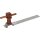 Dehn 204171 Dachleitungshalter DEHNsnap Al/K-braun H 36mm Rd 8mm m. Strebe L 205mm